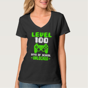 Level 100 Days of School Unlocks Student T-Shirt