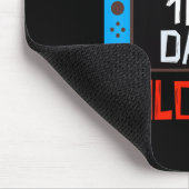 Level 100 Days School Unlock Gamer Boys Funny 10 Mousepad (Ecke)