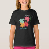 Level 100 Puzzle Masterpiece Kinderspass & Stilvol T-Shirt (Vorderseite)