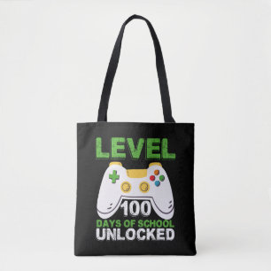 Level 100 Tage der Schule freigeschaltet Gamer Vid Tasche
