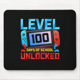 Level 100 Tage der Schule freigeschalteter Gamer V Mousepad