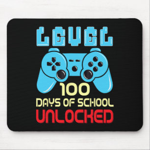 Level 100 Tage der Schule freigeschalteter Gamer V Mousepad