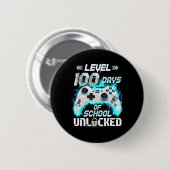 Level 100 Tage der Schule freigeschaltetes Videosp Button (Vorne & Hinten)