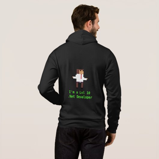 Level 10 dotNet Developer (Hoodie) Hoodie (Schwarz voll)