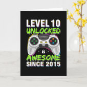 Level 10 freigeschaltet Awesome seit dem 10. Gebur Karte (Gelbe Blume)