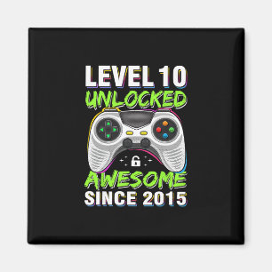 Level 10 freigeschaltet Awesome seit dem 10. Gebur Magnet