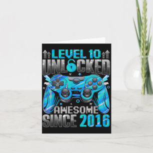 Level 10 freigeschaltet Großartig seit 2016 10. Ge Karte