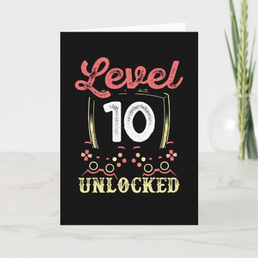 Level 10 freigeschaltet karte (Vorderseite)