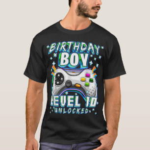 Level 10 Freigeschaltet Videospiel 10. Geburtstag T-Shirt