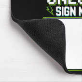 Level 10 freigeschaltetes Schild-Shirt 10. Geburts Mousepad (Ecke)