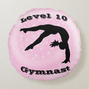 Level 10 Gymnast Rundes Kissen