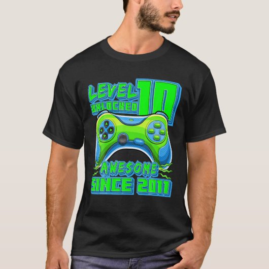 Level 10 Uncked Phantastisch 2011 Video Game 10th T-Shirt (Vorderseite)