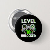 Level 10 Unlock Video Game 10 Jahre alter Junge 10 Button (Vorne & Hinten)