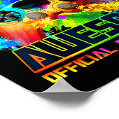 Level 10 Unlocked Awesome Gaming Birthday Boy 10th Poster (Ecke)