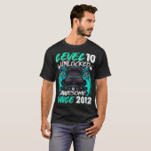 Level 10 Unlocked Awesome Since 2012 10th Birthday T-Shirt (Vorne ganz)