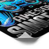 Level 10 Unlocked Awesome Since 2016 10th Birthday Poster (Ecke)