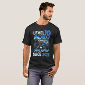 Level 10 Unlocked Awesome Since 2023 10th Birthday T-Shirt (Vorne ganz)