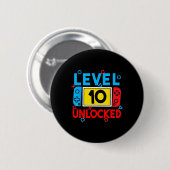Level 10 Unlocks 10. Geburtstag Videospiel B Button (Vorne & Hinten)