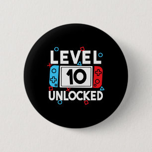 Level 10 Unlocks 10. Geburtstag Videospiel B Button