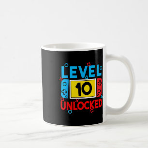 Level 10 Unlocks 10. Geburtstag Videospiel B Kaffeetasse