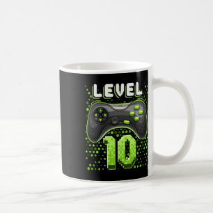 Level 10 Video Game Controller 10. Geburtstag Game Kaffeetasse