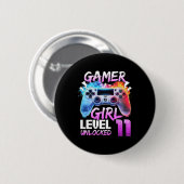 Level 11 freigeschaltet Awesome 2014 Videospiel 11 Button (Vorne & Hinten)