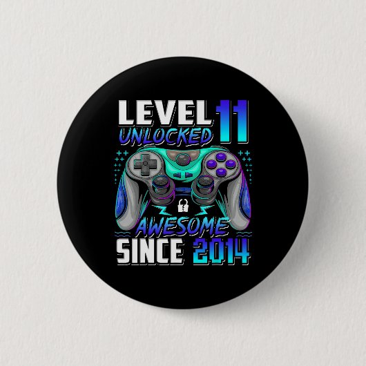 Level 11 freigeschaltet Awesome seit 2014 11. Gebu Button (Vorderseite)