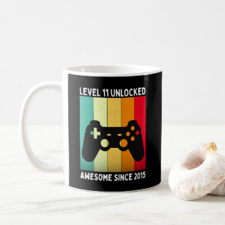 Level 11 freigeschaltet großartig seit 2015 kaffeetasse