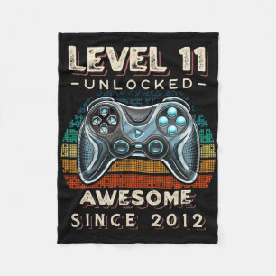 Level 11 Unlock Video Game 11. Geburtstag 11 Yr O Fleecedecke