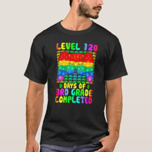 Level 120 Days of 3 Grad abgeschlossen Videospiel T-Shirt