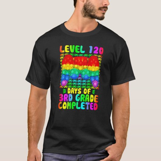 Level 120 Days of 3 Grad abgeschlossen Videospiel T-Shirt (Vorderseite)