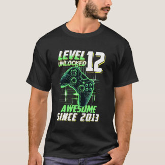 Level 12 freigeschaltet Großartig Seit 2013 12. Ge T-Shirt