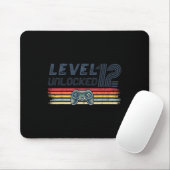 Level 12 freigeschaltet Videospiel 12. Geburtstag  Mousepad (Mit Mouse)
