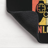 Level 12 freigeschaltetes Shirt Lustiger Videospie Mousepad (Ecke)