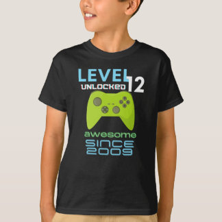 Level 12 Unlock Phantastisch 2009 Video Gamer T-Shirt
