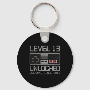 Level 13 freigeschaltet 13. Geburtstag 13-jähriges Schlüsselanhänger