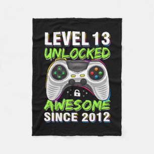 Level 13 freigeschaltet Awesome seit dem 13. Gebur Fleecedecke