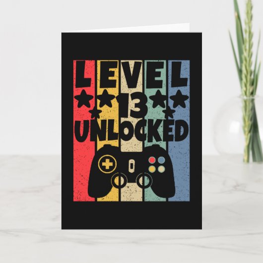 Level 13 freigeschaltet karte (Vorderseite)