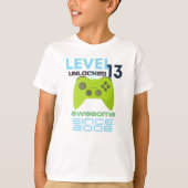 Level 13 Unlock Phantastisch 2008 Video Gamer T-Shirt (Vorderseite)