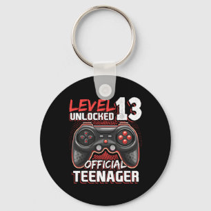 Level 13 Unlocked Offial Teenager Video Game 13t Schlüsselanhänger