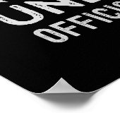 Level 13 unlocked official teenager 13th birthday poster (Ecke)