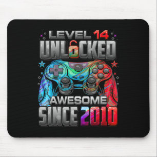 Level 14 freigeschaltet Awesome seit dem 14. Gebur Mousepad