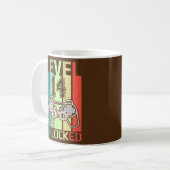 Level 14 Unlocked Video Gamer 14th Birthday Gifts Kaffeetasse (Vorderseite Links)