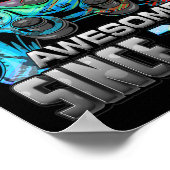 Level 15 freigeschaltet Awesome seit 2010 15. Gebu Poster (Ecke)