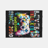 Level 15 Unlocked Awesome Since 2010 15th Birthday Fleecedecke (Vorderseite (Horizontal))