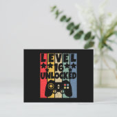 Level 16 freigeschaltet postkarte (Stehend Vorderseite)