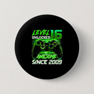 Level 16 freigeschaltetes Shirt Lustiger Videospie Button