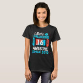 Level 16 Unlocked Awesome Since 2010 16th Birthday T-Shirt (Vorne ganz)