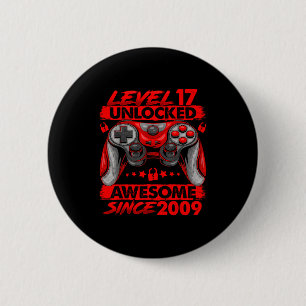 Level 17 freigeschaltet 17-jährige Jungen 17. Gebu Button