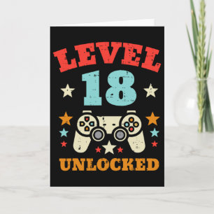 Level 18 freigeschaltet Video-Spieler Jungen Männe Karte